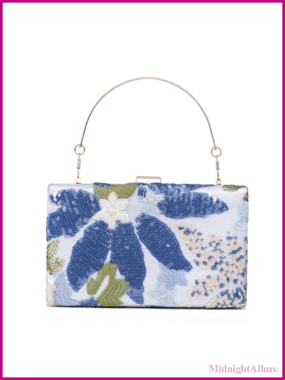 Women Clutch Handbag Evening Shoulder Purse Envelope Chain Crossbody Bag